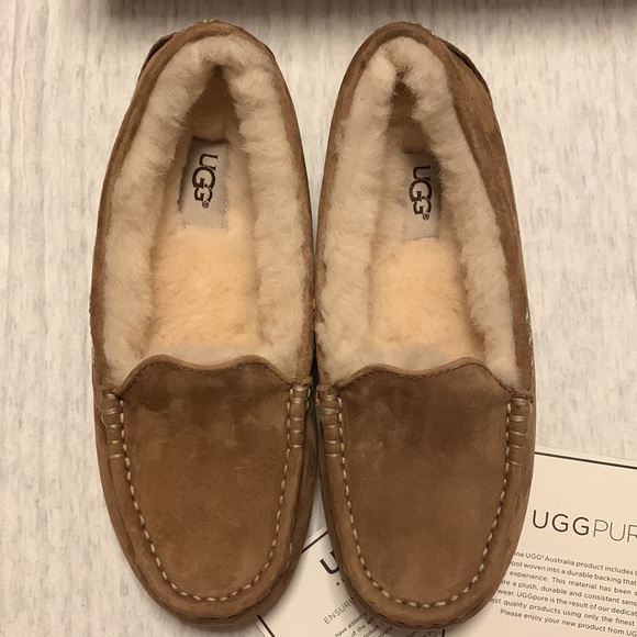 UGG Ainsley Chestnut Slip On Flat Size 6 - Picture 7 of 7